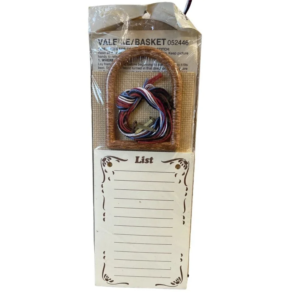 Cross Stitch‎ Notations Valerie Basket Kit 052446 Grocery List Pad